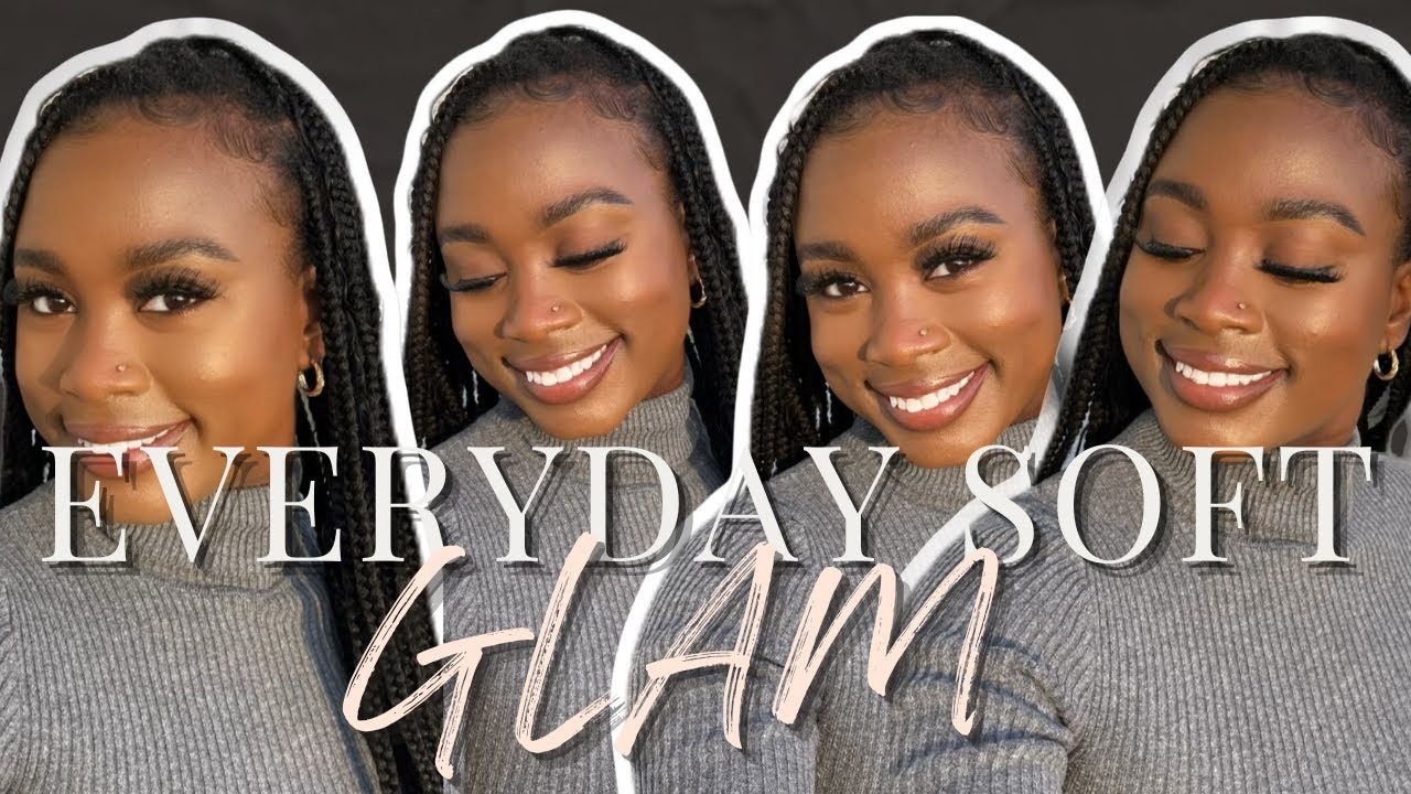 Everyday Soft Glam for Dark Skin | Effortless & Dreamy