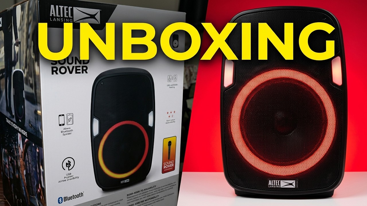 Unboxing Altec Lansing sound rover