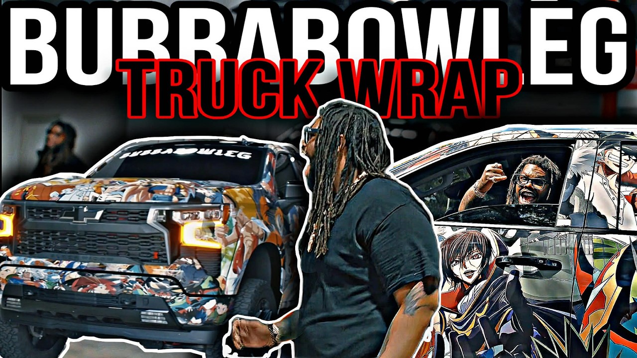 Anime X Cartoon Truck Wrap Reveal (BUBBABOWLEG VLOG)