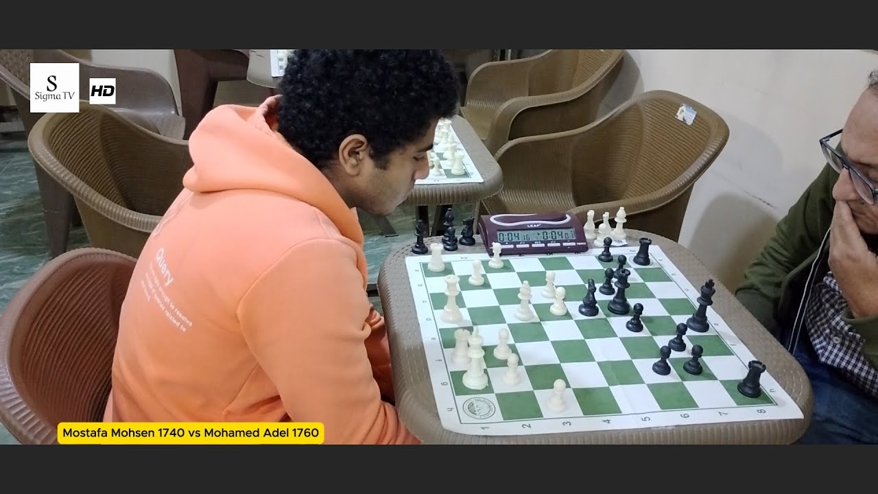 Mostafa Mohsen 1740 vs Mohamed Adel 1760 AlHaram Sigma Blitz Chess Icon Moment 2026-1-20