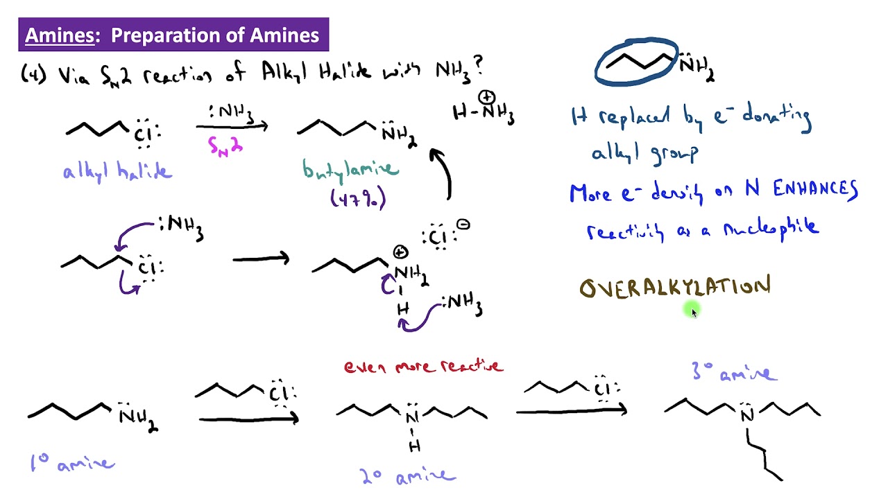 CHEM 2325 Module 34:  Preparation of Amines (Part 2)