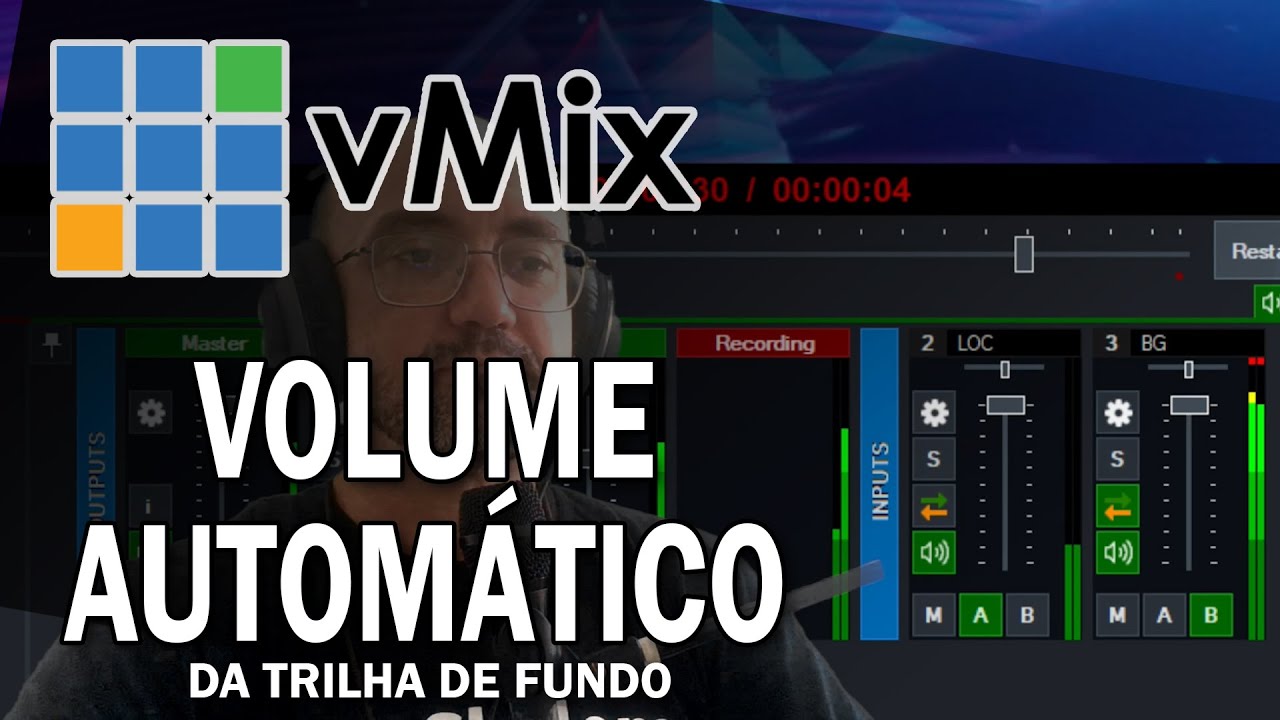 Script de automação no volume da trilha (Audio Ducking / SideChain Compressor) no VMIX