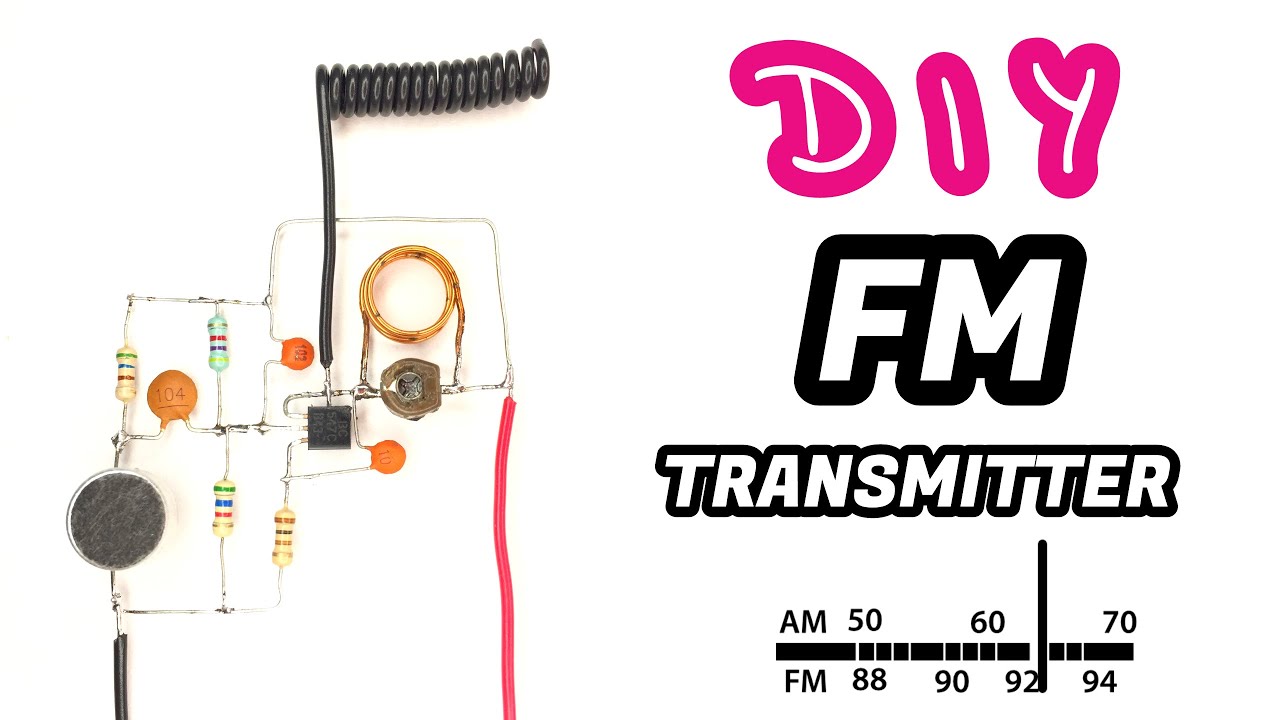 MAKE YOUR OWN FM TRANSMITTER (ONLY ONE TRANSISTOR)
