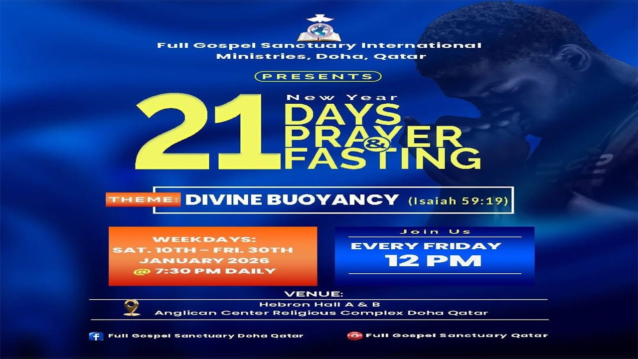 BEGINNING OF THE YEAR PRAYER & FASTING || DAY 16 JAN 2026