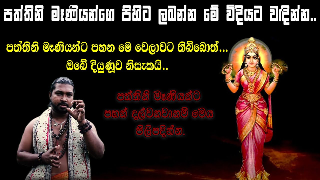 පත්තිනි මෑණියෝ වඳින හැටි|paththini maniyo wadina hati|පත්තිනි දේවීගෙන් පිහිටගන්නා ආකාරය|Venas Lokaya
