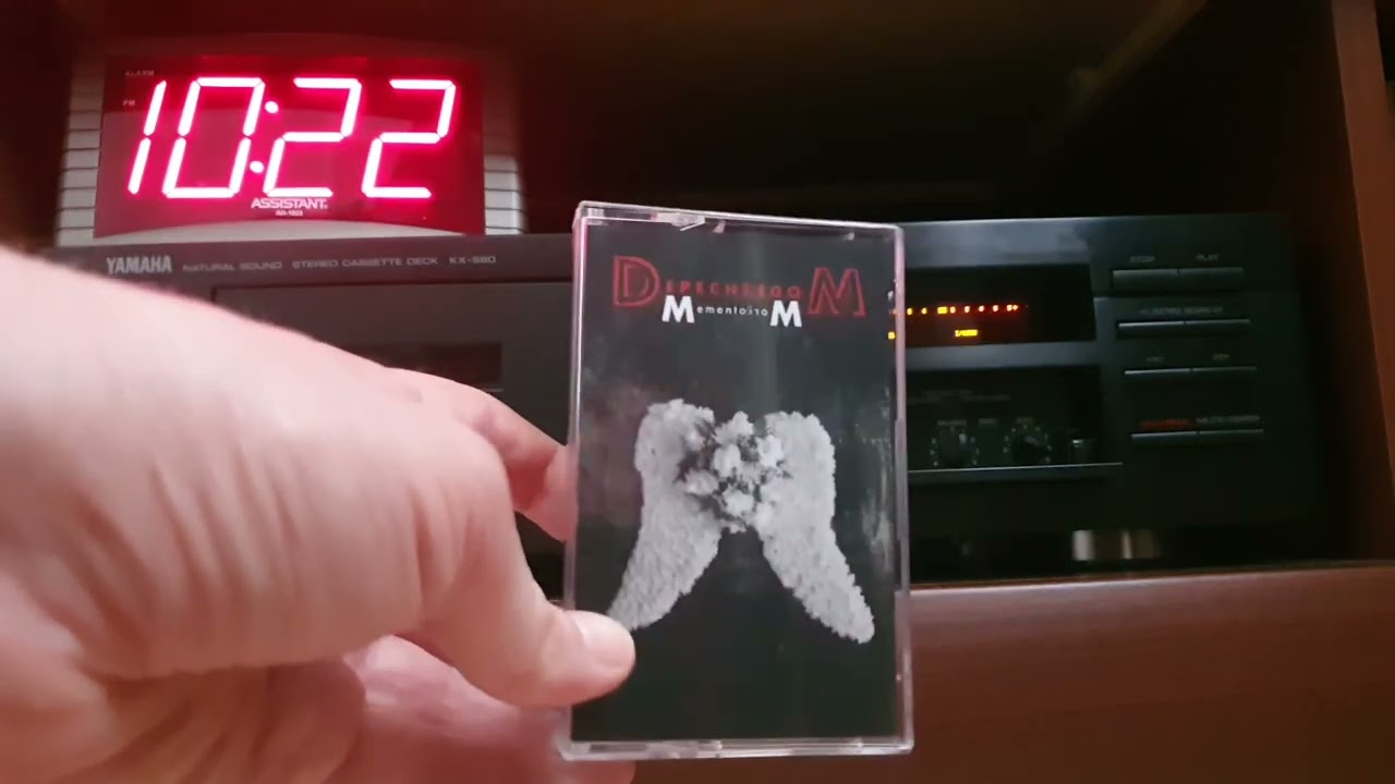 Depeche Mode - Memento Mori. Cassette album unboxing on the first anniversary of the release