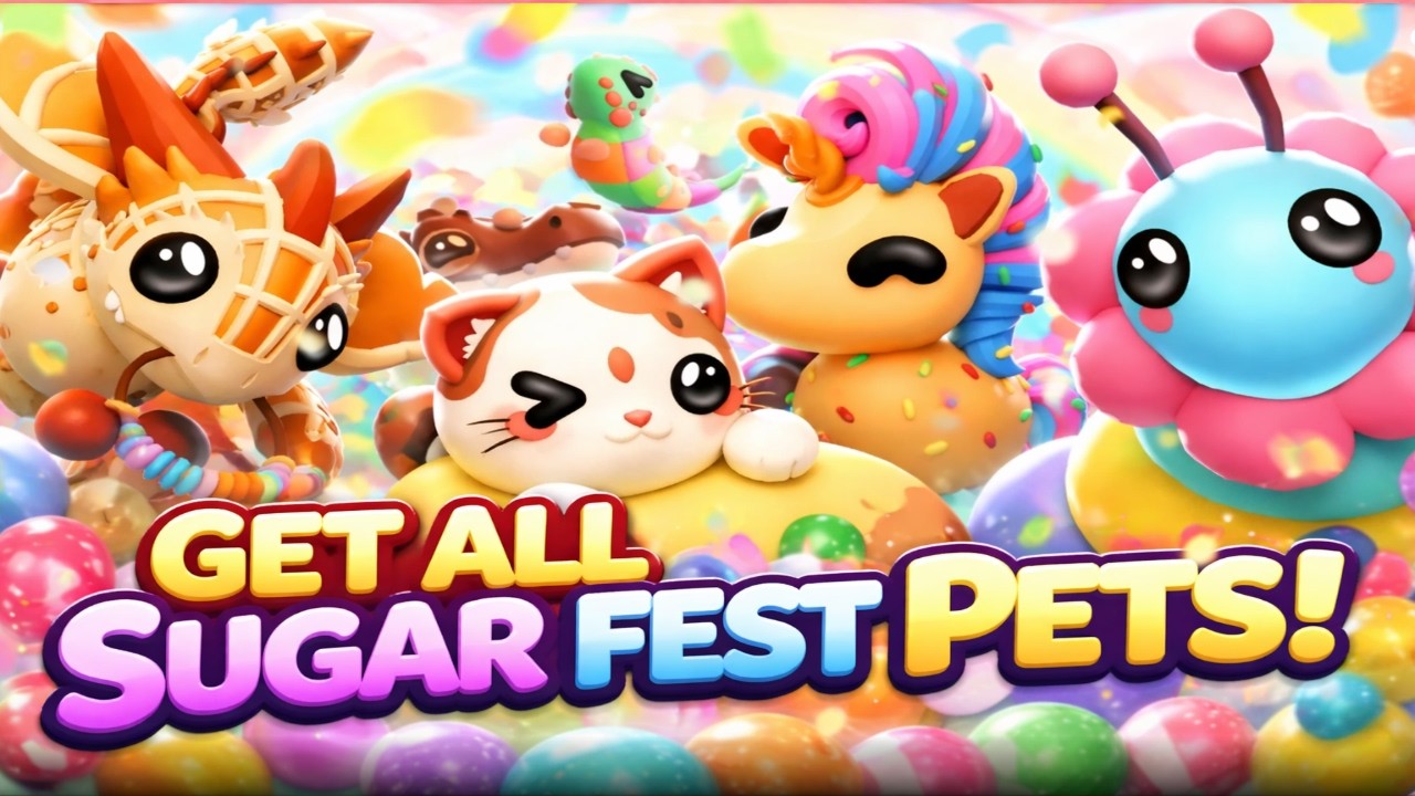 Как быстро получить ВСЕХ питомцев Sugar Fest (полное пошаговое руководство) в Adopt me Roblox
