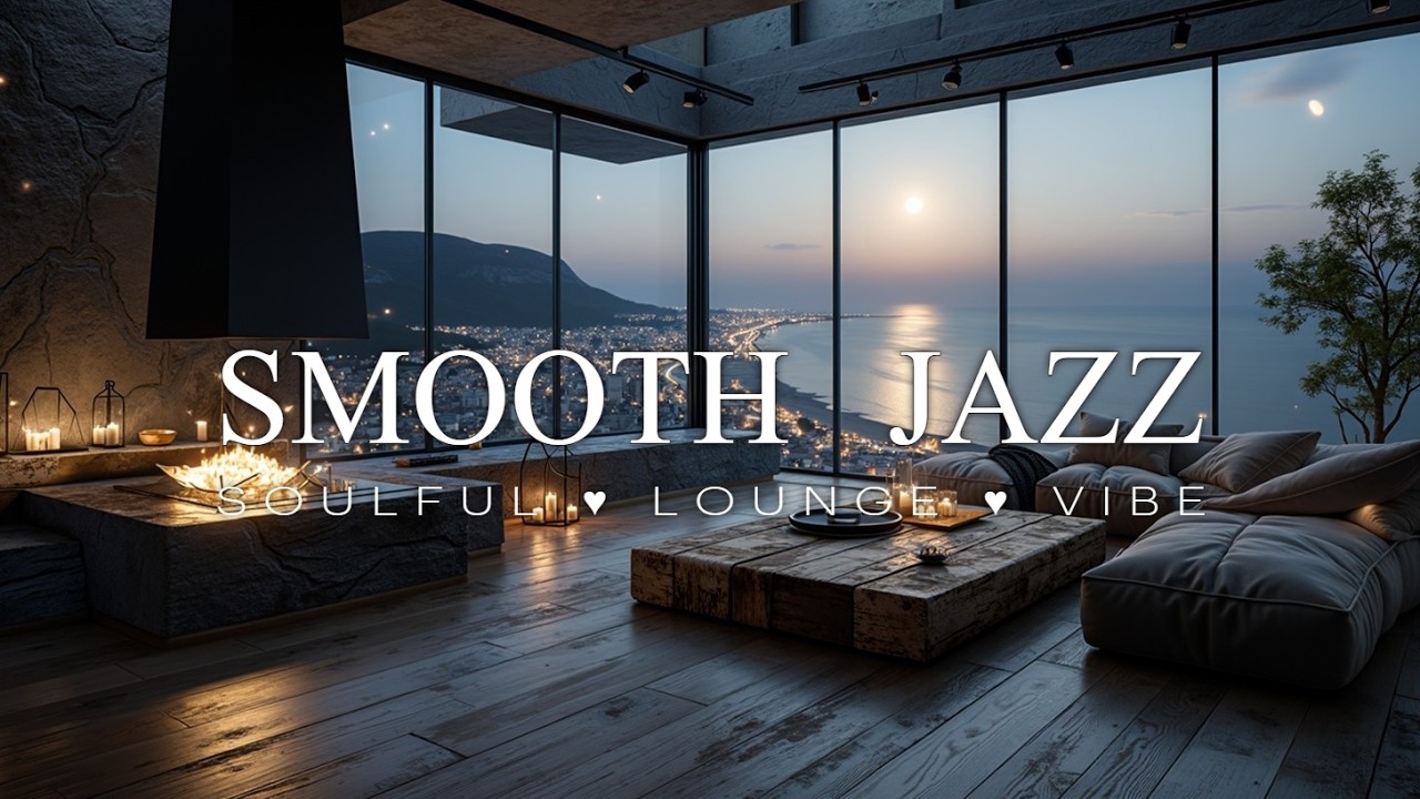 Smooth Jazz Lounge Vibes~ 90s R&B Chillout - Вид на океан