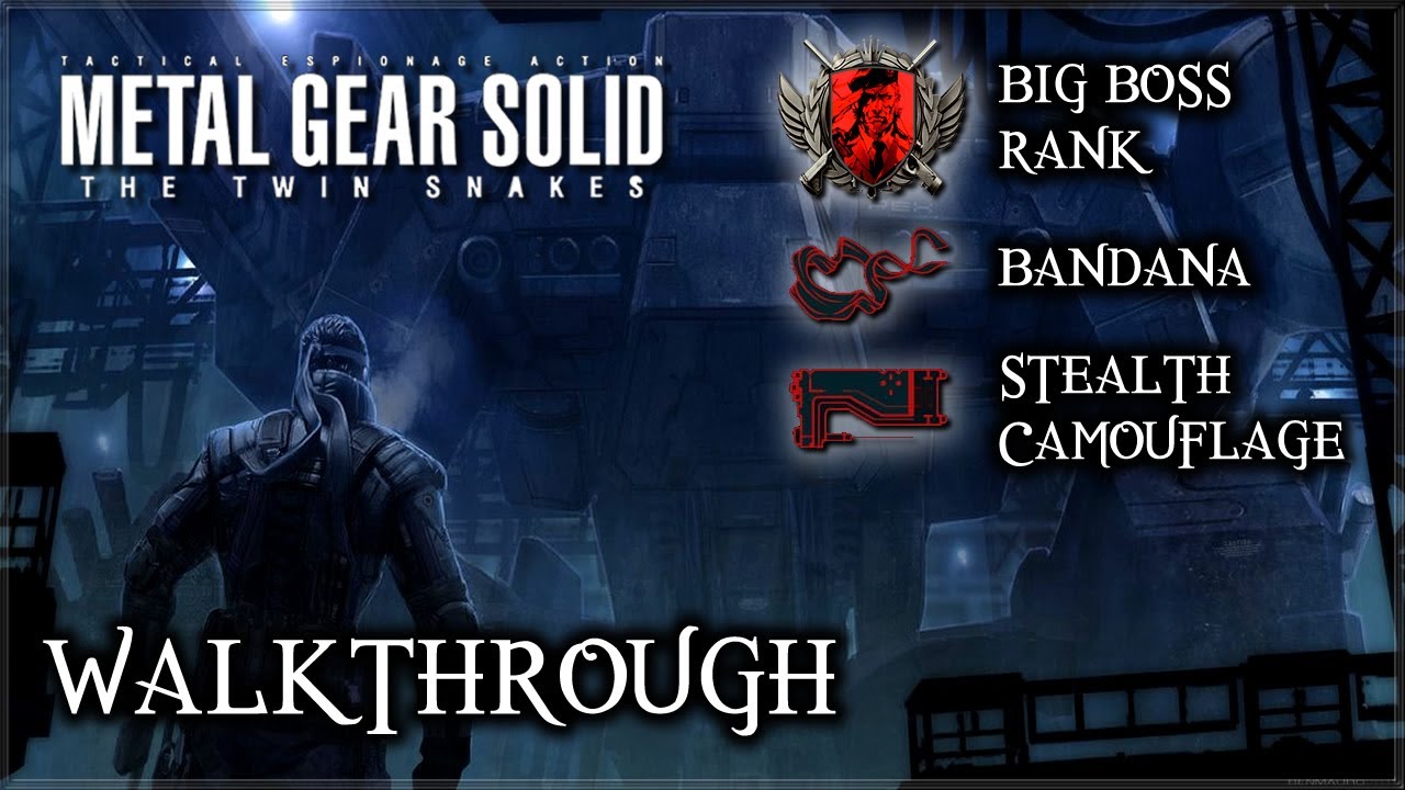 Metal Gear Solid: The Twin Snakes [GC] - European Extreme / Big Boss Rank / Otacon & Meryl Ending