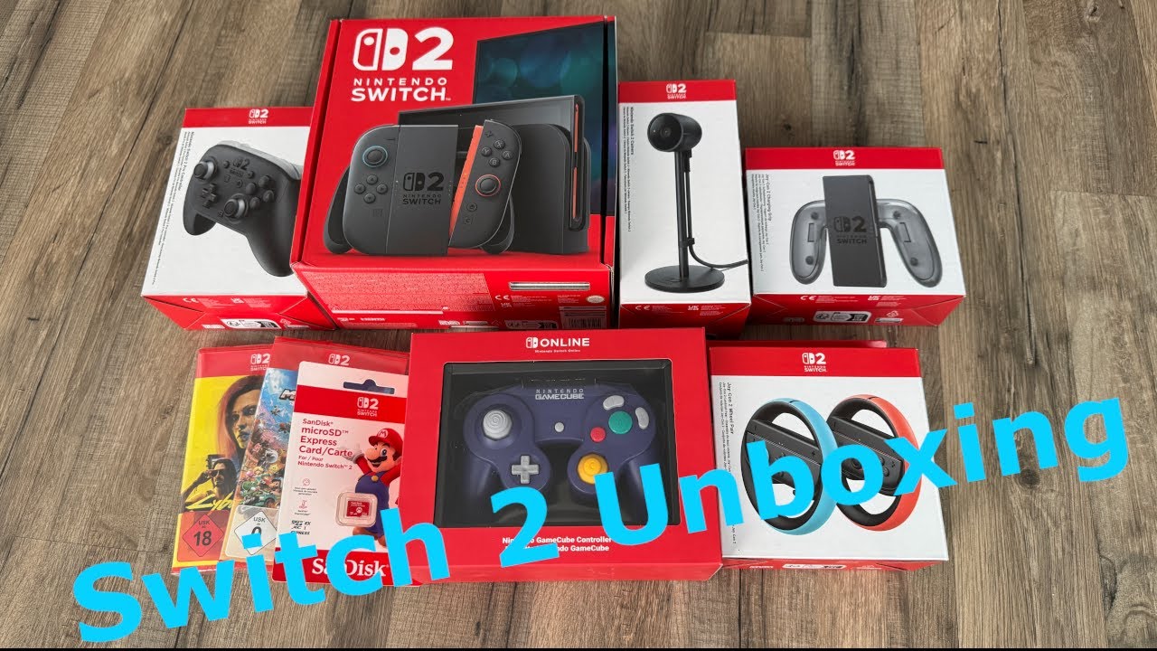 🎮 Nintendo Switch 2 - Unboxing und Einrichtung inklusive ZUBEHÖR 🎮