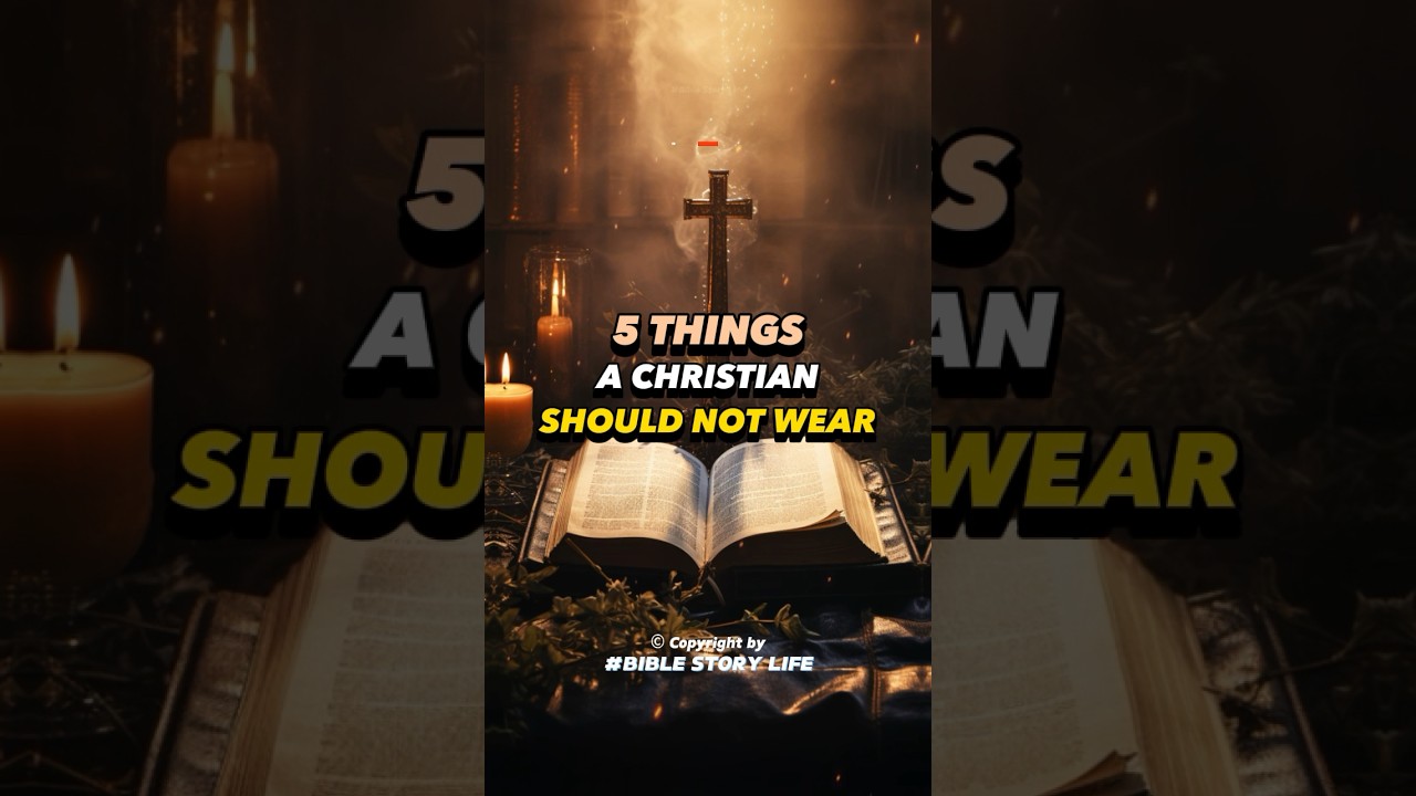 5 things a christian should not wear #bible #god #christianity #jesus #faith #prayer