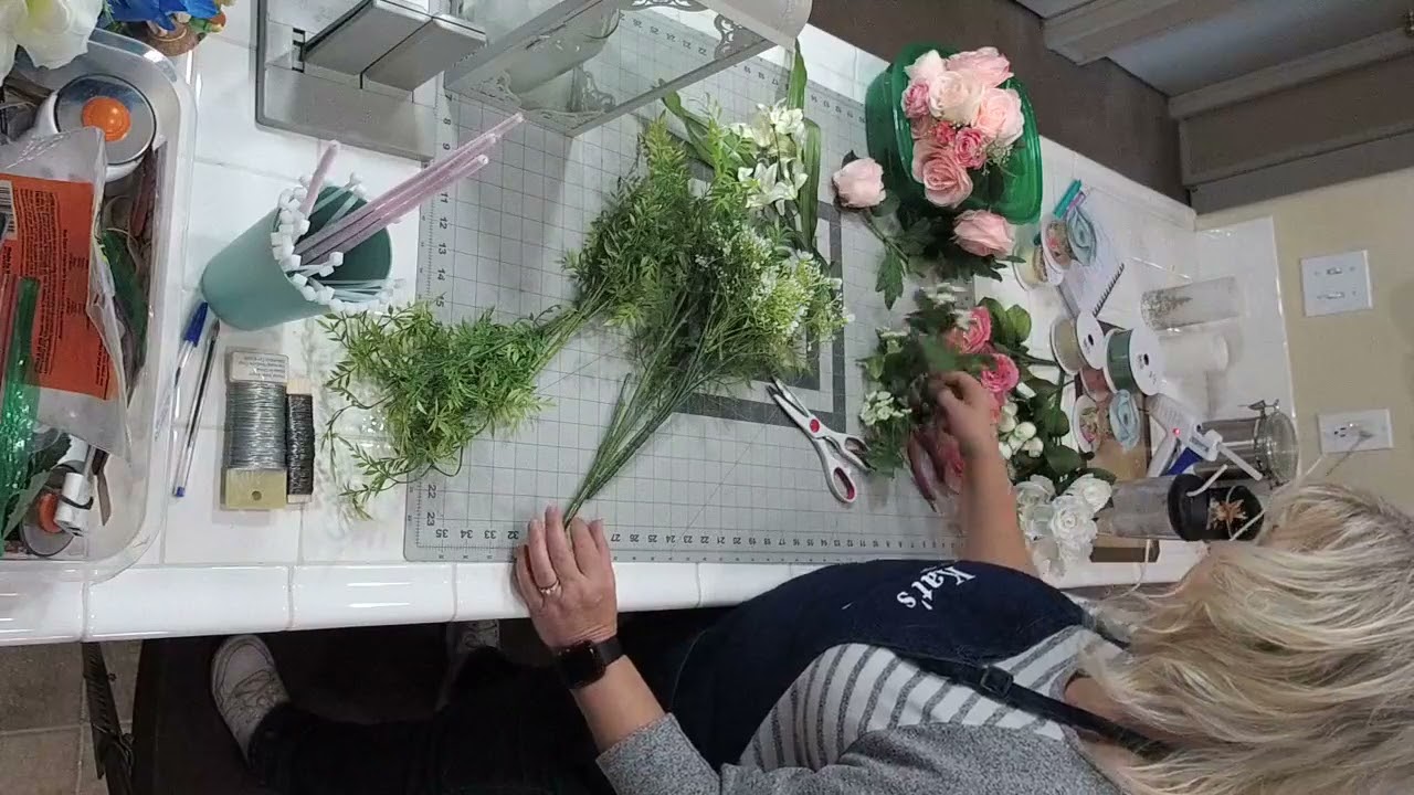 How to Make a Spring Floral Lantern Swag Tutorial