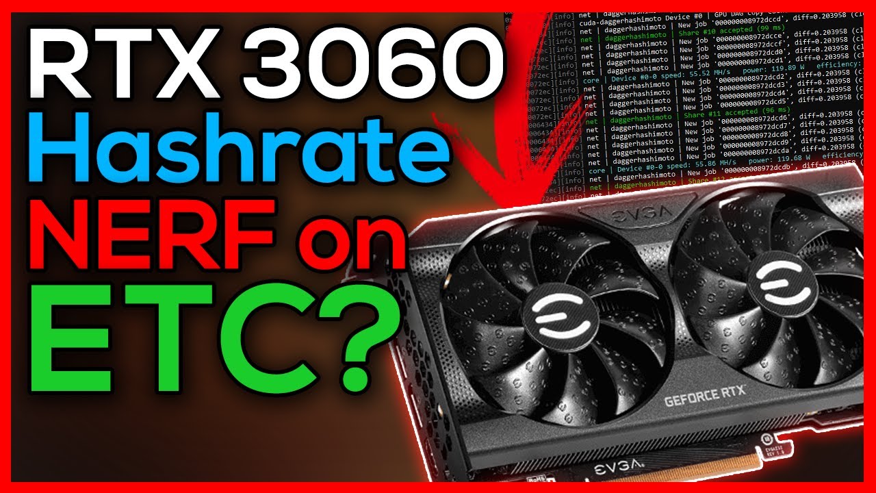 RTX 3060 12gb Mining NERF Ethereum Classic