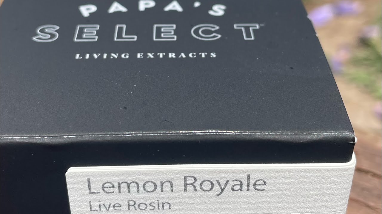 Papa's Select - Lemon Royal Live Rosin