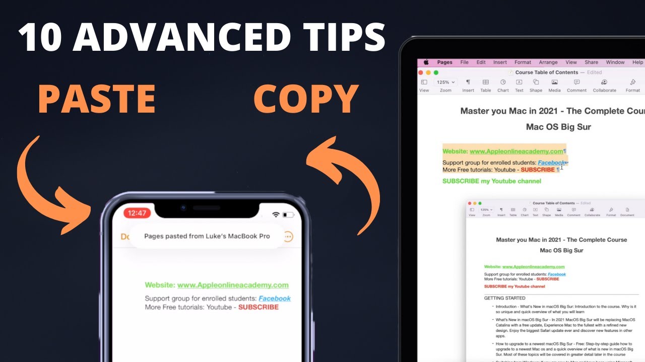 10 Advanced Mac Copy & Paste Tips And Tricks - Do you know them ALL?