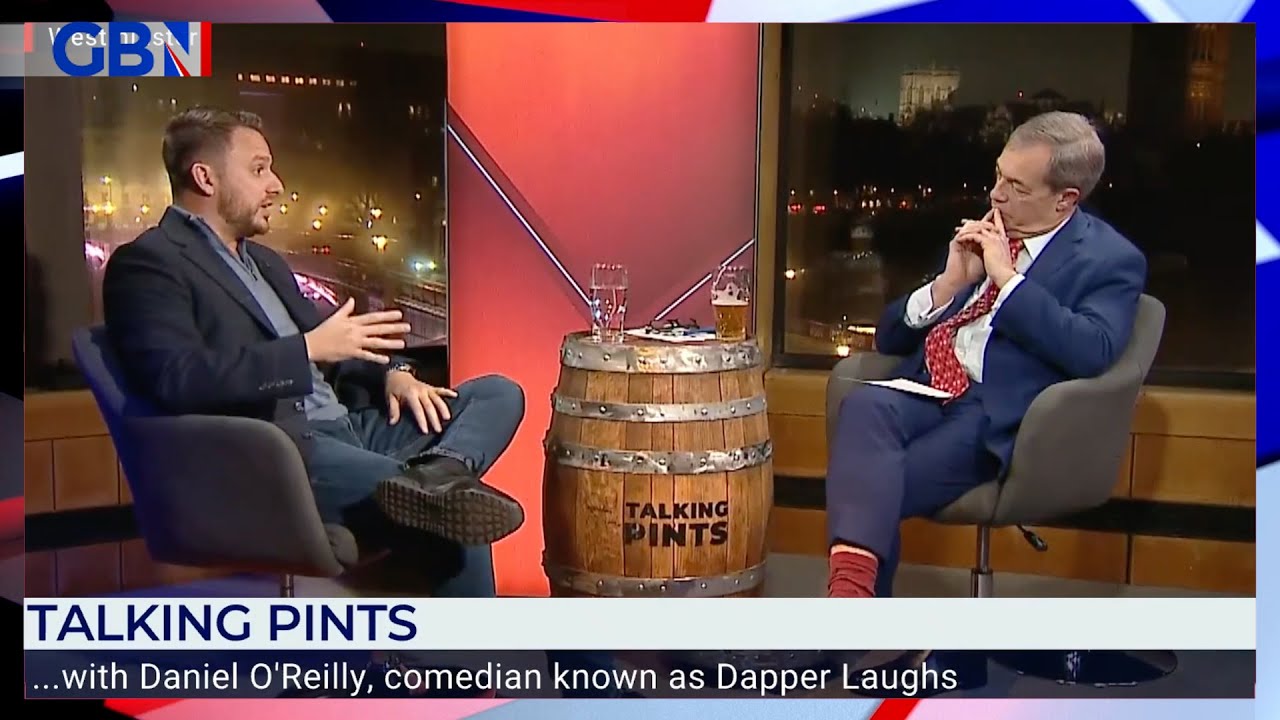 Daniel O'Reilly AKA Dapper Laughs joins Nigel Farage for Talking Pints 🍻