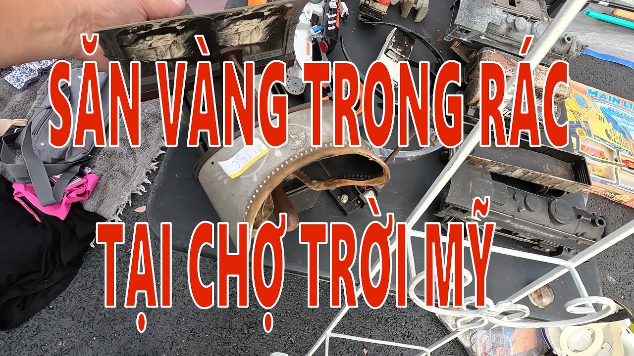 SĂN VÀNG TRONG RÁC TẠI CHỢ TRỜI MỸ. ĐỒ XƯA, CỔ TRONG ĐỜI SỐNG MỸ. MỸ VIỆT VIDEO. MYVIETVIDEO.