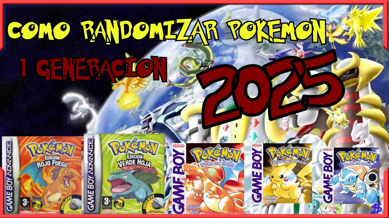 ✅✨C&oacute;mo RANDOMIZAR JUEGOS DE  POK&Eacute;MON de PRIMERA GENERACI&Oacute;N F&Aacute;CIL y R&Aacute;PIDO EN 2025 ✨✅ -  TheTom7