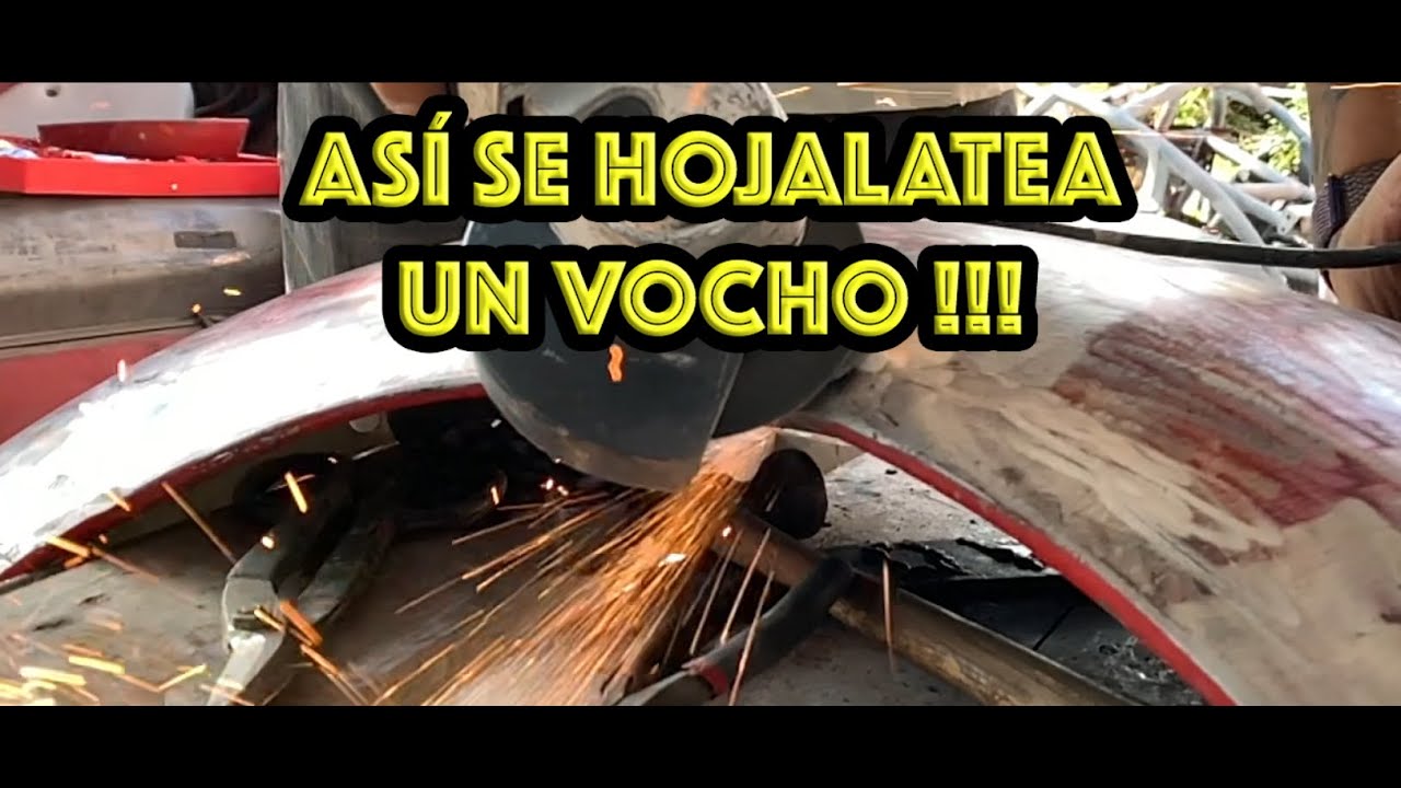 HOJALATERIA TOTAL AL VOCHO CHENCHITO, LO DEJAMOS LISTO PARA LA PINTURA !!!