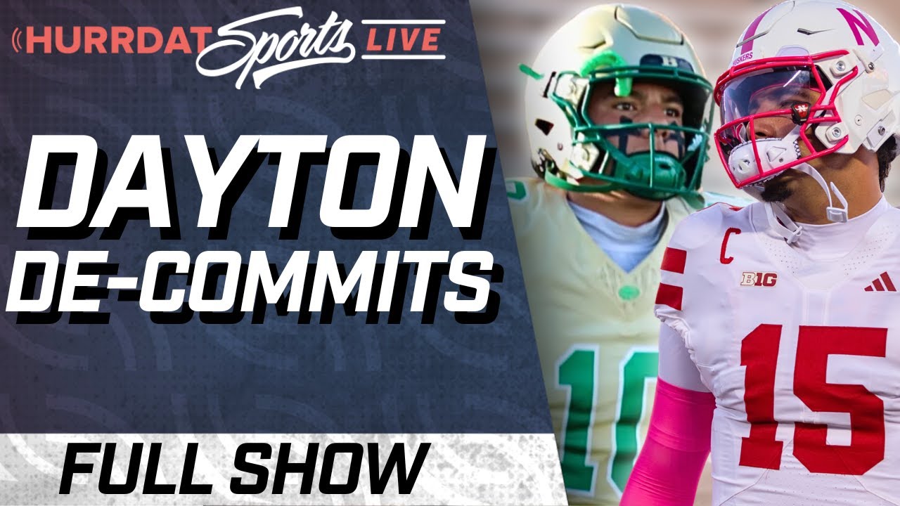Dayton Raiola's Decommitment from Nebraska Football | Hurrdat Sports Live | Wednesday, Nov. 19, 2025