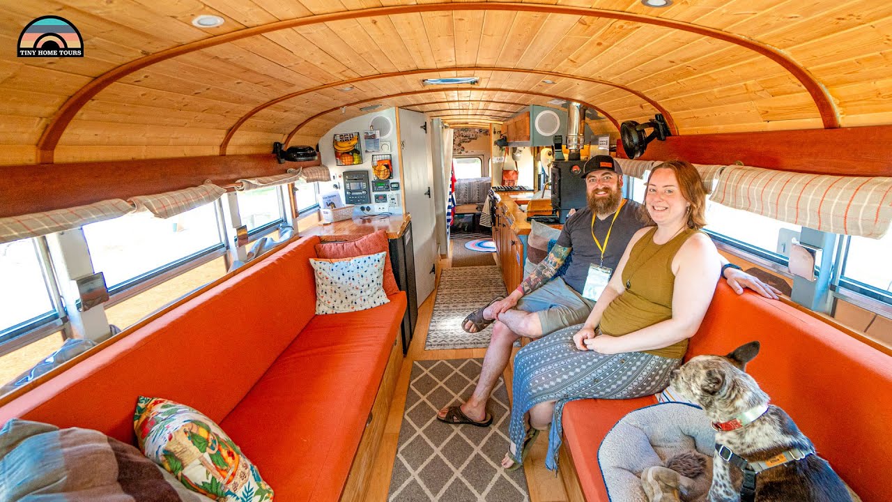 DIY Bus Home w/ Elevator Bed