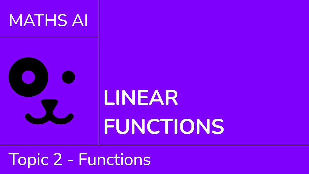 Linear functions [IB Maths AI SL/HL]