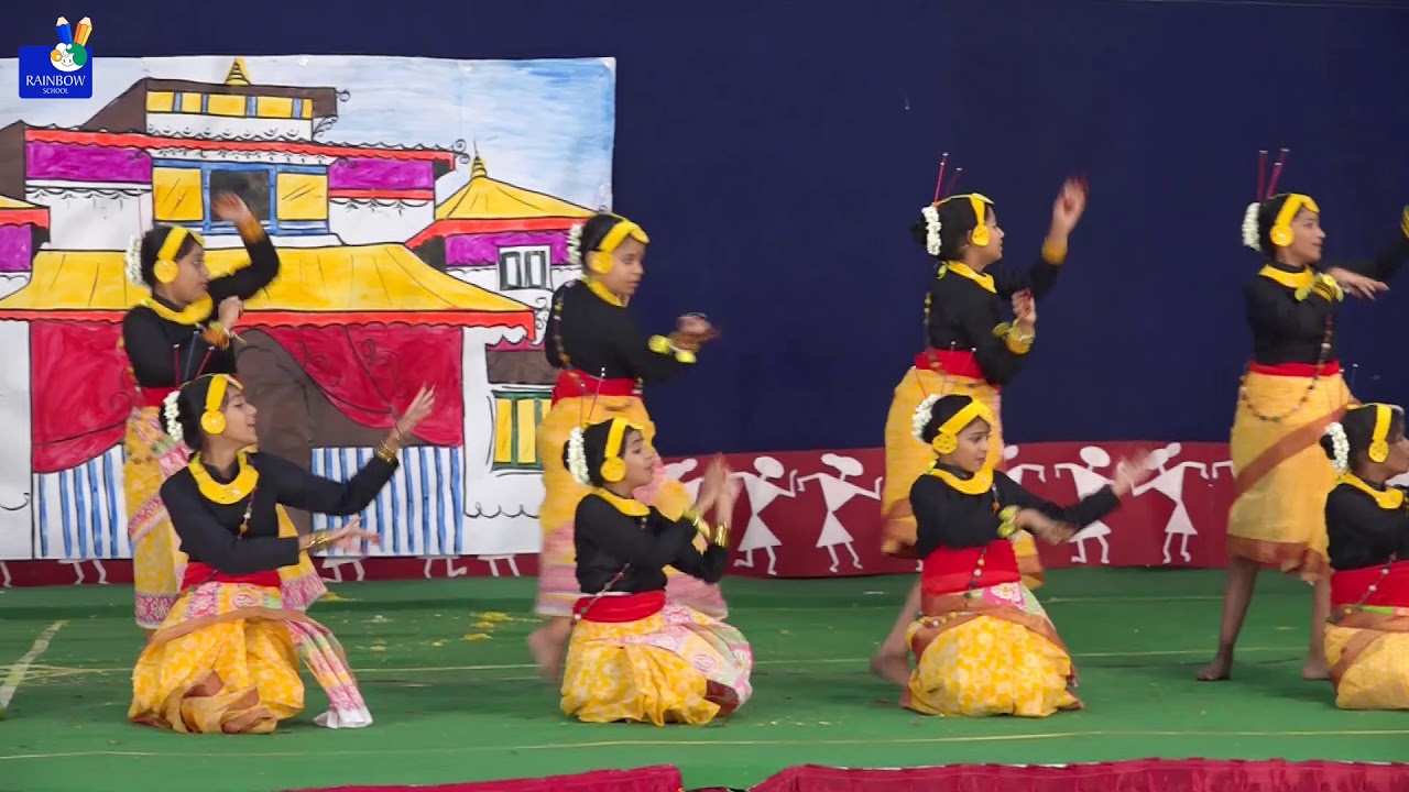 RAINBOW COLORS 2018 - SIKKIM DANCE PERFORMANCE BY GRADE VII KIDS....
