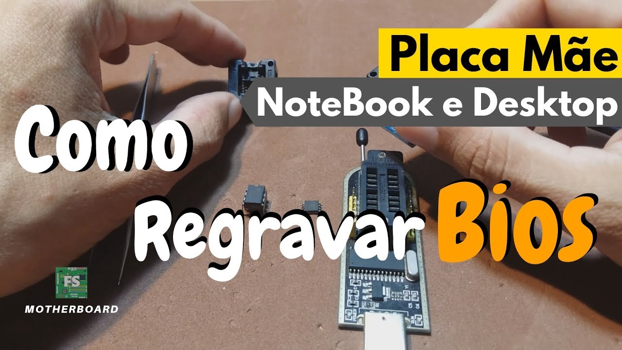 Como Regravar Bios de Pc e Notebook|Gravador de Eprom USB