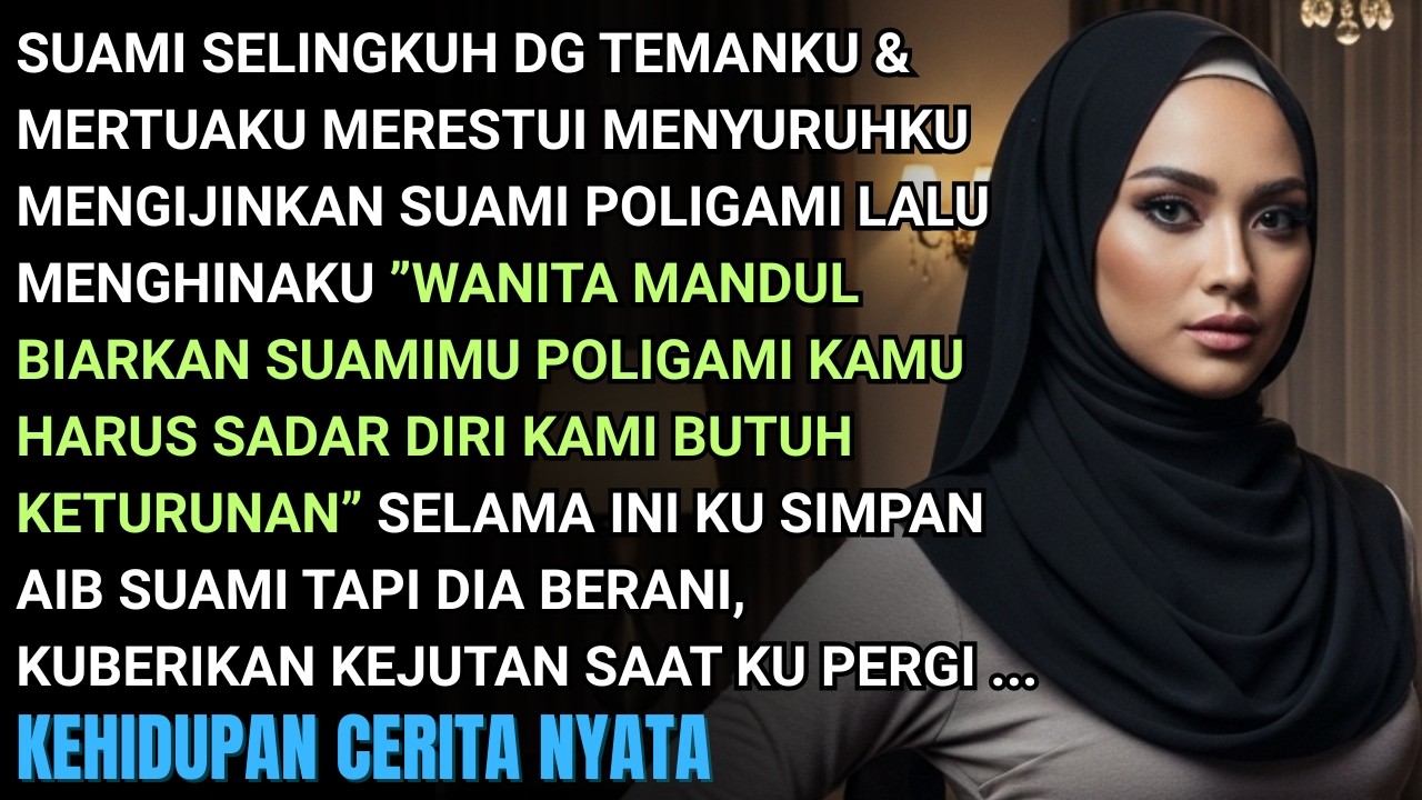MERTUA HINAKU MANDUL & MENYURUH SUAMI POLIGAMI SETELAH TAHU SUAMI SELINGKUH DG TEMANKU -KUBUAT PANIK