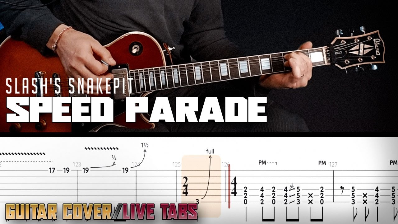 Speed Parade | Slash's Snakepit | guitar cover with solo + live tabs