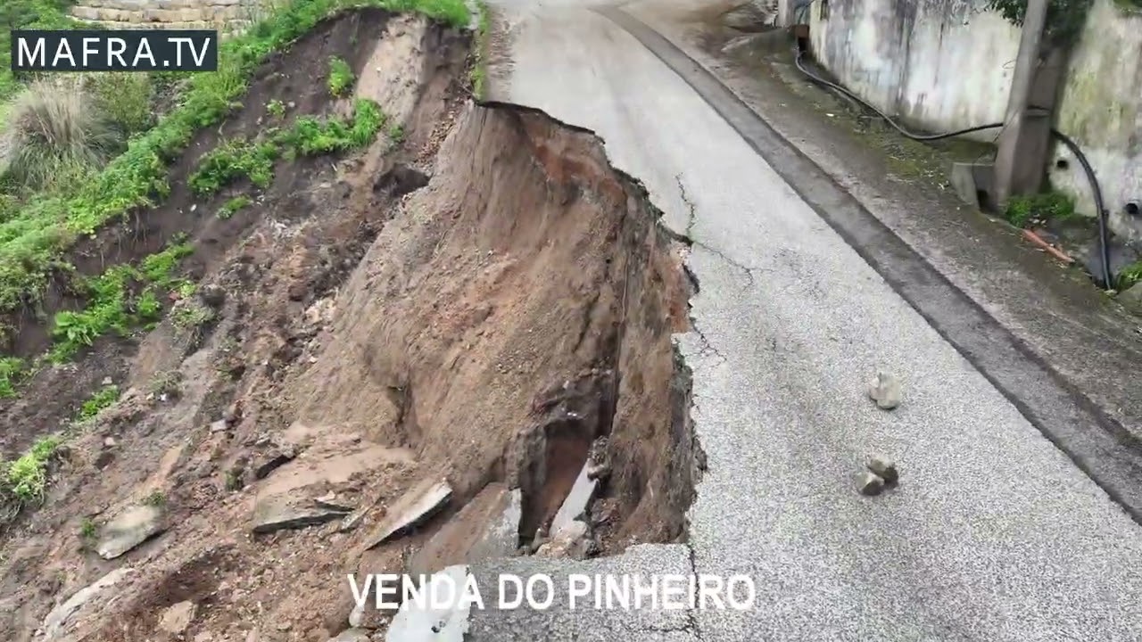 Atenção ao risco de deslizamentos de terra no concelho de Mafra