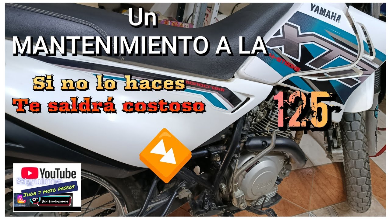MANTENIMIENTO DE TIJERA DE XTZ 125
