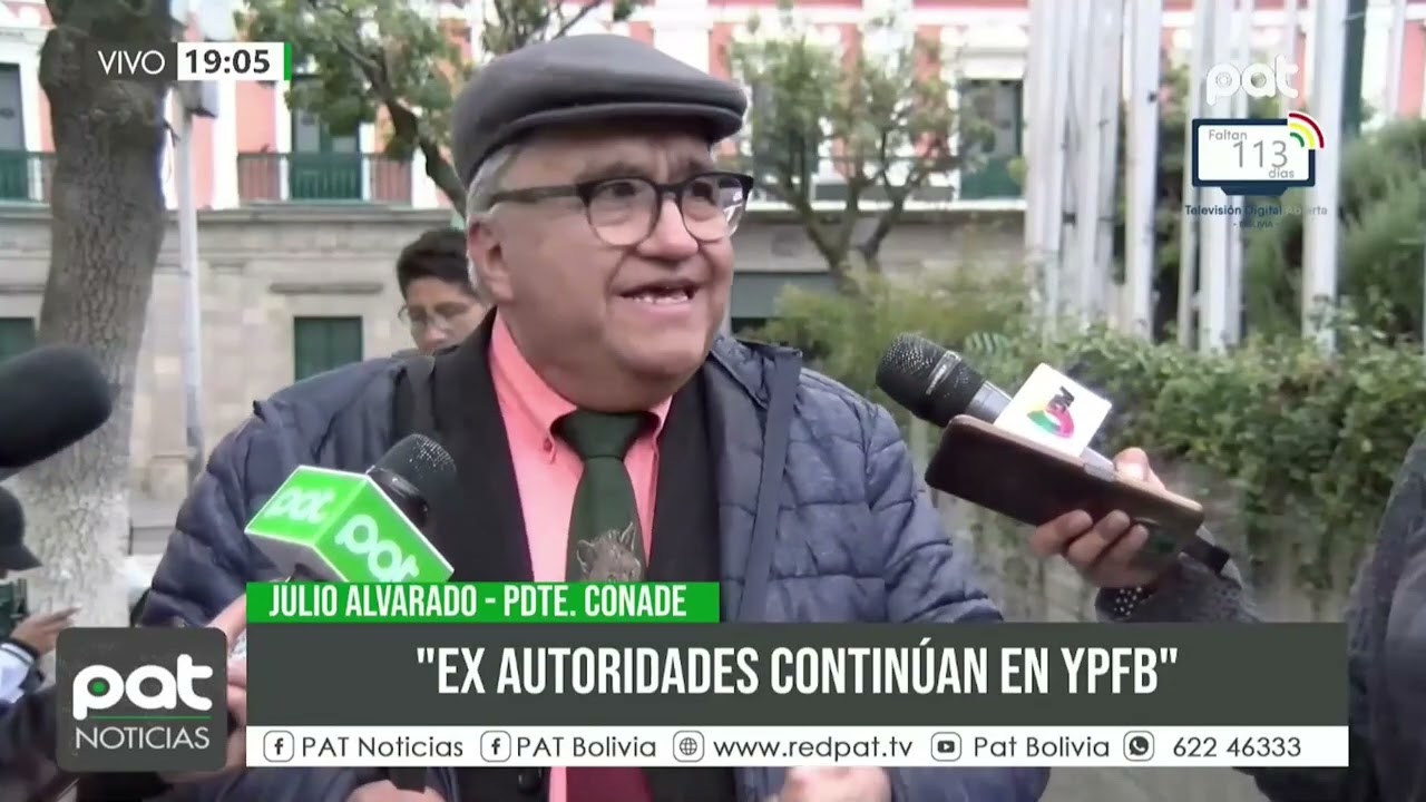 Alvarado denuncia crisis en YPFB por exautoridades