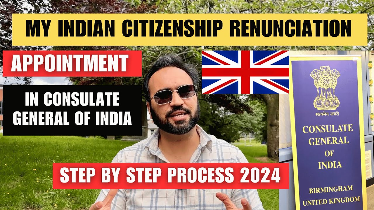 New OCI Card Process | Renounce Indian Citizenship in 2024| Step-by-Step |Indian Youtuber In England