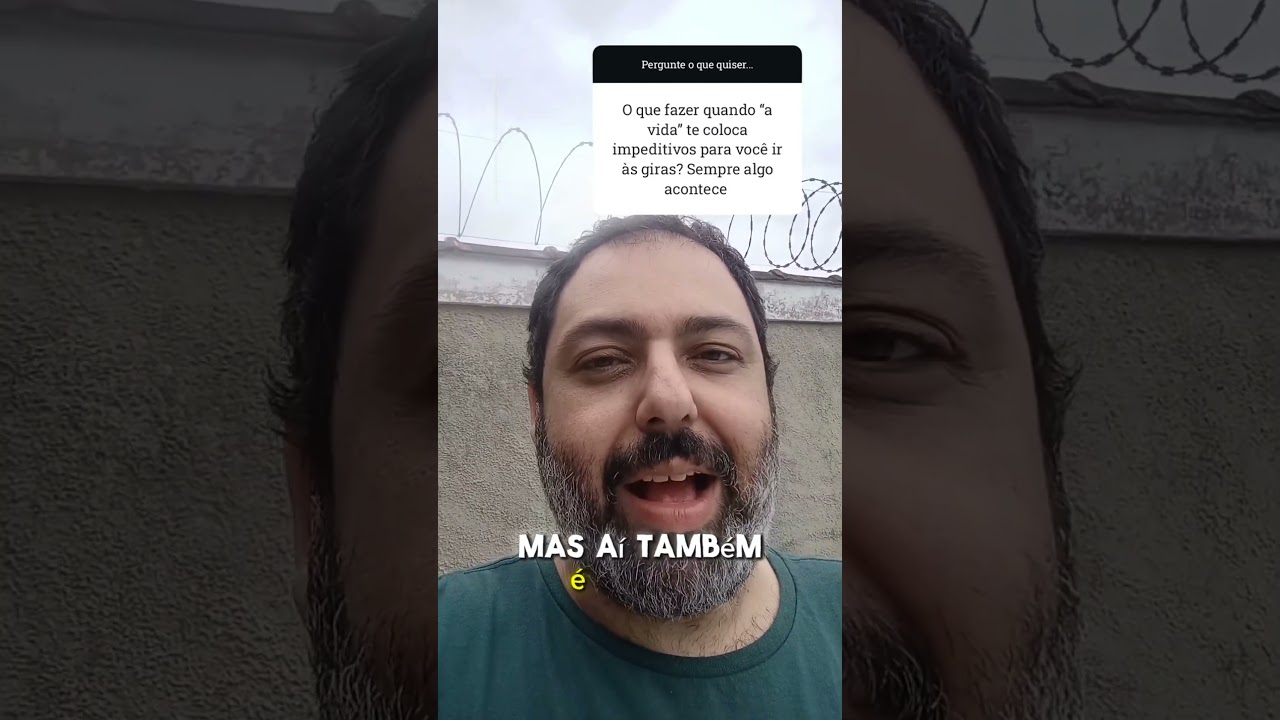 N&atilde;o consigo ir &agrave; gira, e agora? #umbanda #umbandasoumbanda #betoangeli #falandodeumbanda