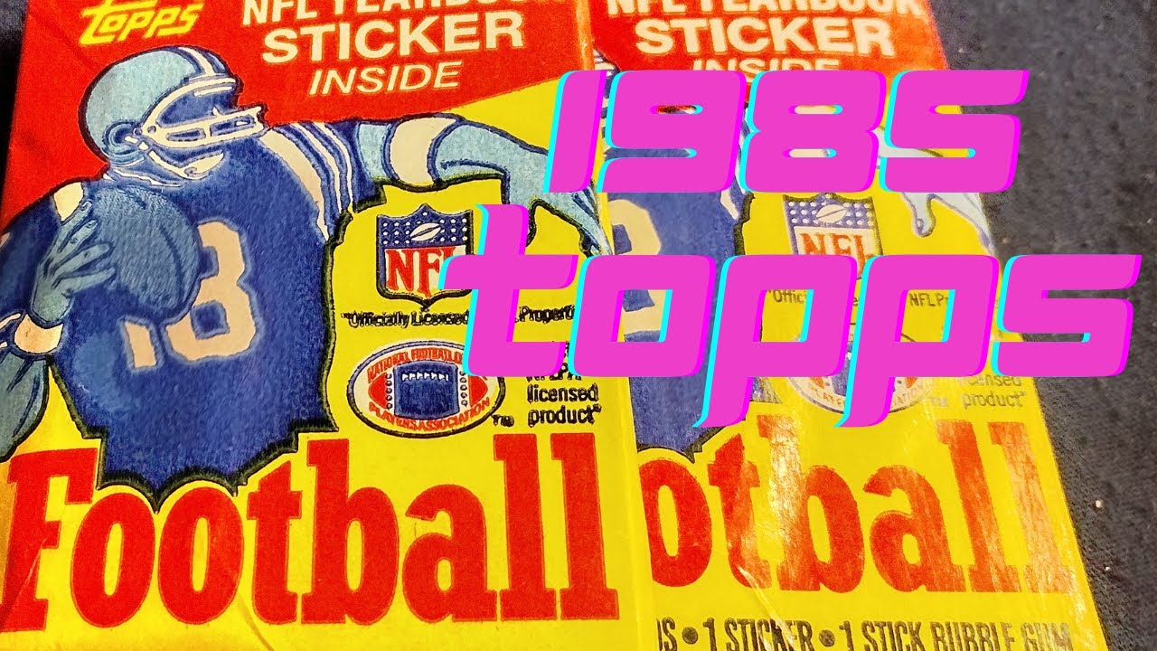1985 Topps Football - Watch out Joe Theismann!
