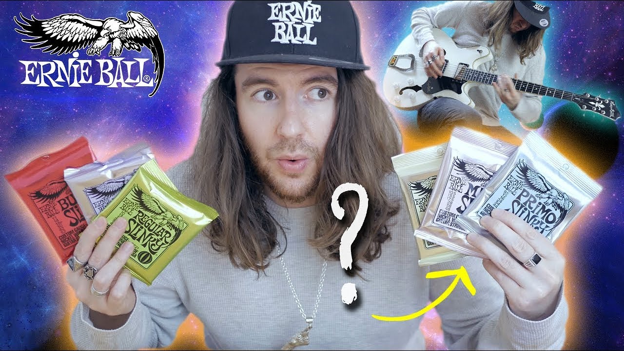 PRIMO, MEGA & MAMMOTH SLINKY / New String Gauges from Ernie Ball!? + GIVEAWAY