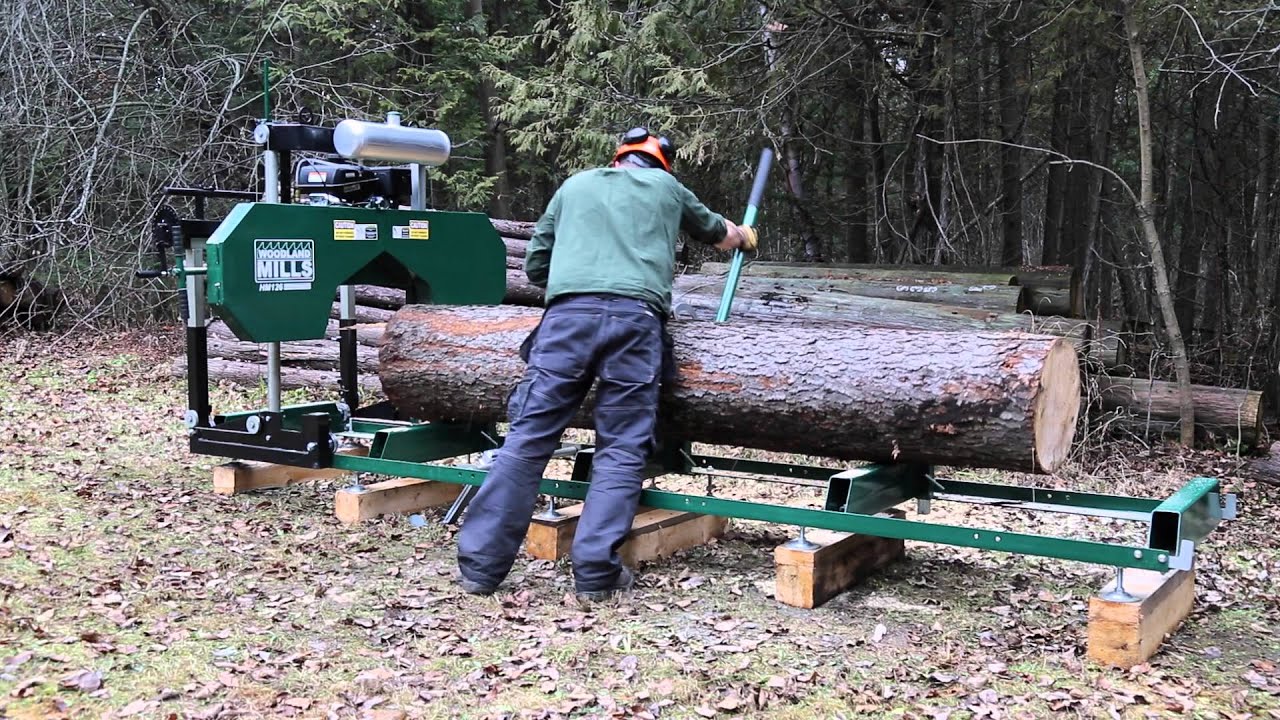 2016 HM126 Portable Sawmill In Action