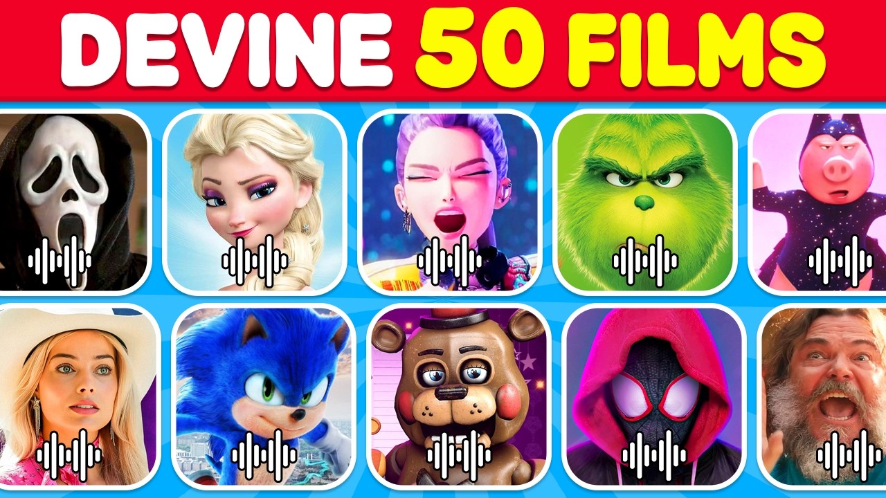 Devine le FILM avec la CHANSON + ÉMOJIS 🎙️🌈🎶 Stranger Things, KPop, Stitch, Disney, Elsa