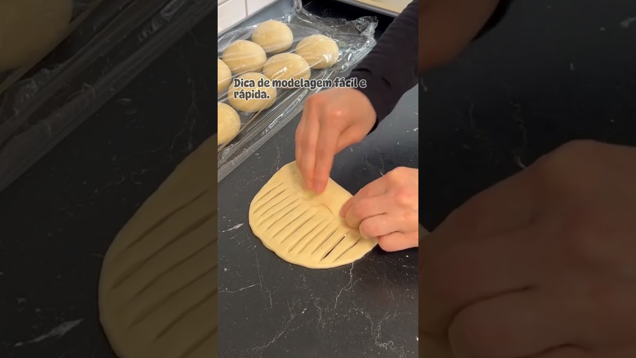 Dica de modelagem f&aacute;cil e r&aacute;pida. #receita #p&atilde;o #modelagem #cozinha #gastronomia #panifica&ccedil;&atilde;o #dica