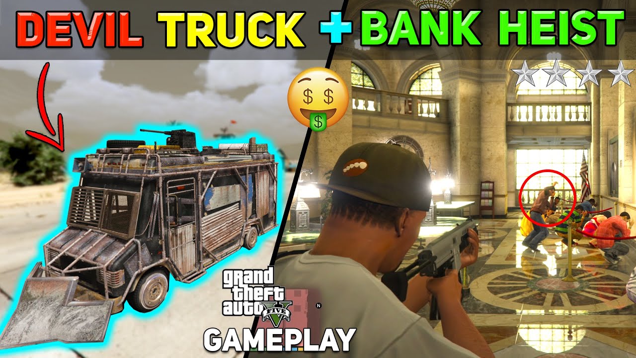 BANK ROBBERY  IN GTA 5 WITH DEVIL TRUCK | GTA V TAMIL GAMEPLAY
