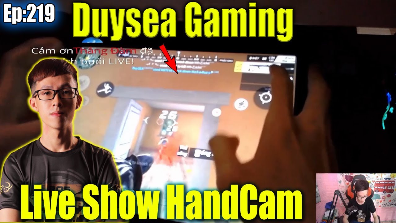 Duysea ROS Show HandCam 1vs4,Duysea Most Kill All,Duysea Gaming,Rules of Survival,Ep:219