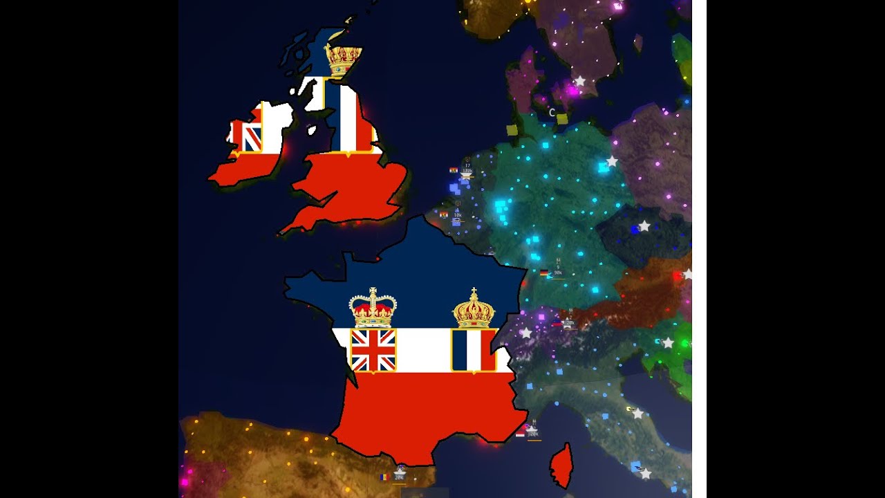 Roblox - Forming Franco-British Union (Rise of Nations)