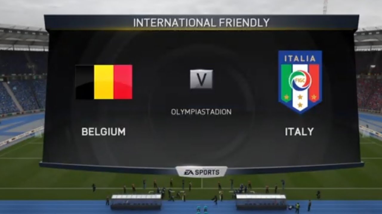 Belgium vs Italy | FIFA 15 PS4 Gameplay