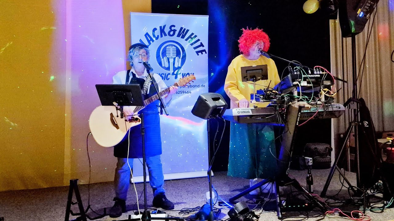 Pfarrfasching 2026 St. Benno München mit dem Duo Black&White
