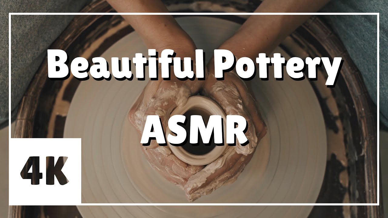 Satisfying Pottery Wheel ASMR | 4K - 3 Hours of Relaxing Clay Art