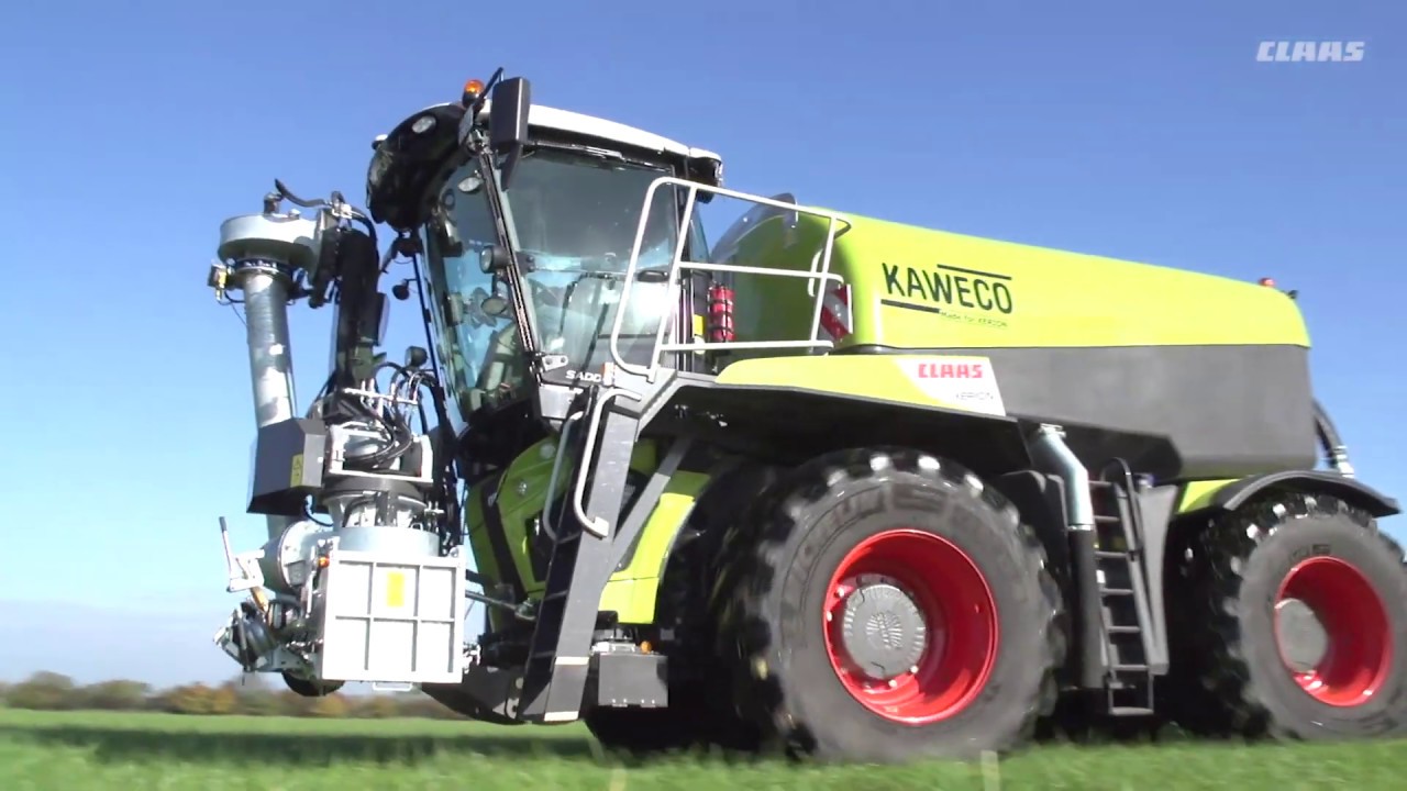 XERION 4200 SADDLE TRAC avec cuve KAWECO