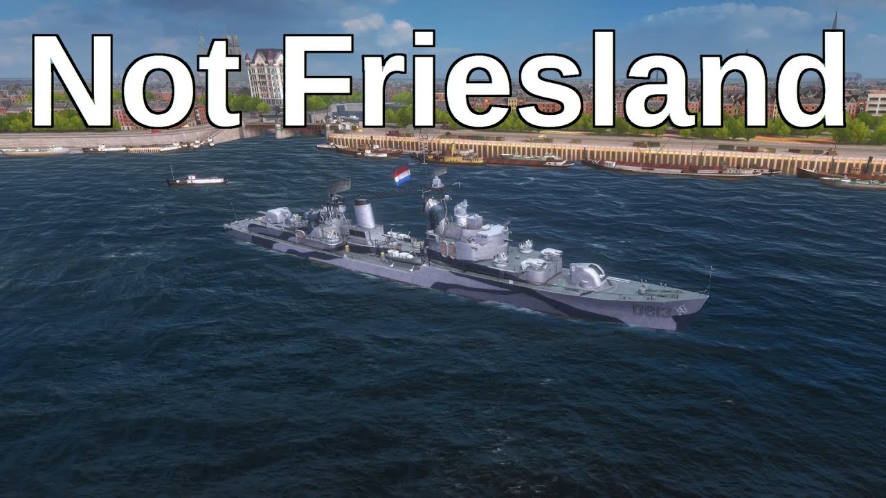 World of Warships Blitz - Premium Dutch destroyer 