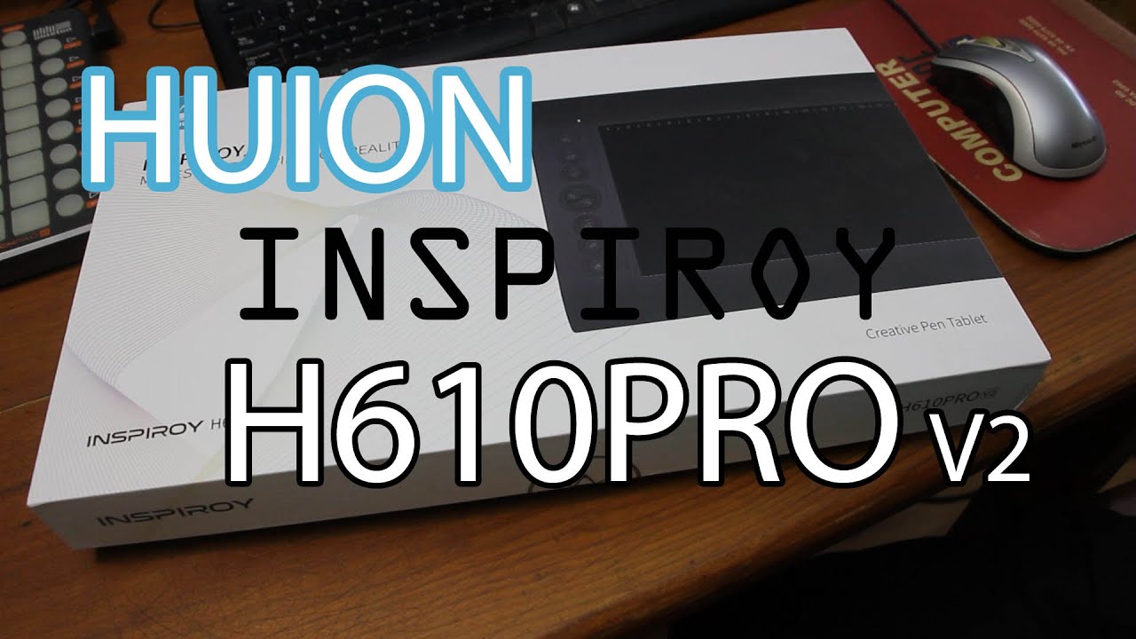 Huion H610Pro v2 Tablet. My new toy.