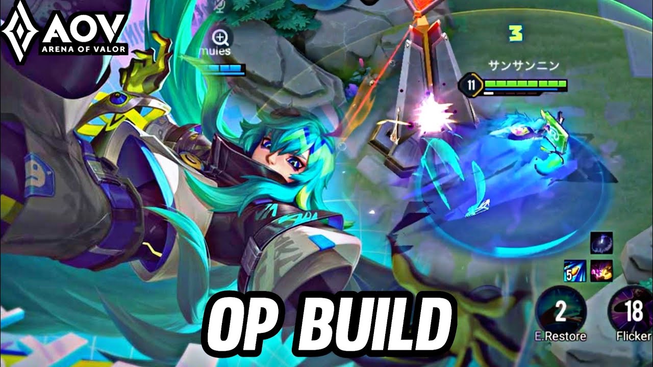 AOV : ZATA GAMEPLAY | BEST BUILD - ARENA OF VALOR LIÊNQUÂNMOBILE ROV COT